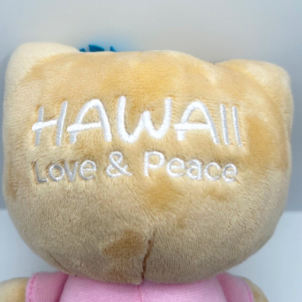 Hello Kitty Sanrio Pearl Harbor 75th Anniversary LOVE & PEACE Plush Hawaii EUC - Picture 5 of 7